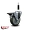 Service Caster 4'' Gray Poly Swivel 7/8'' Expanding Stem Caster with Brake SCC-EX20S414-PPUB-PLB-78 - alternate 4